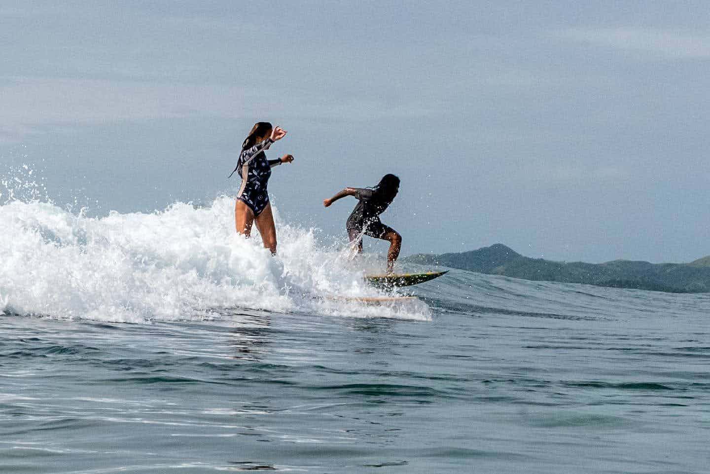 surfing in Siargao