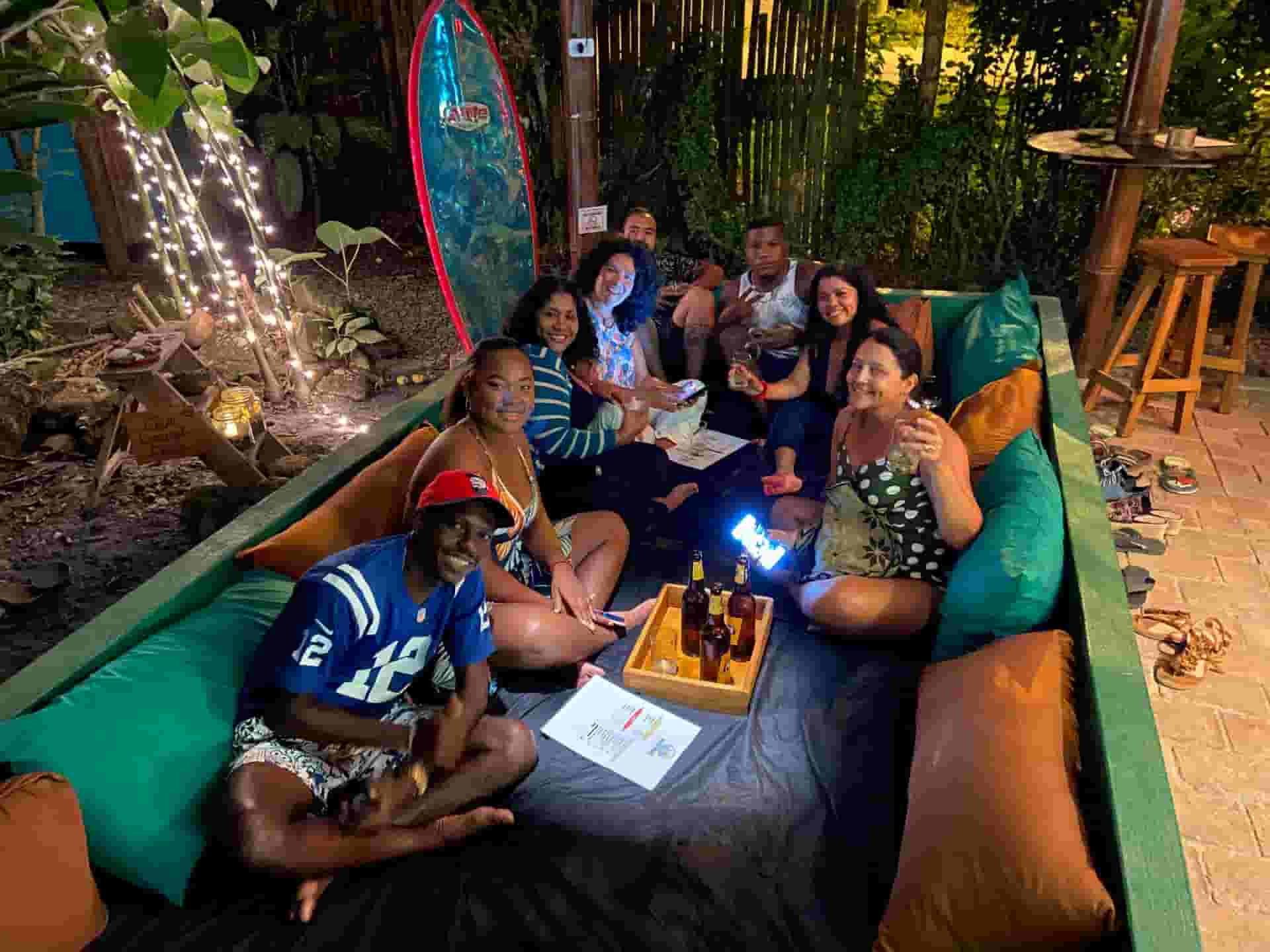 Lounge area bar