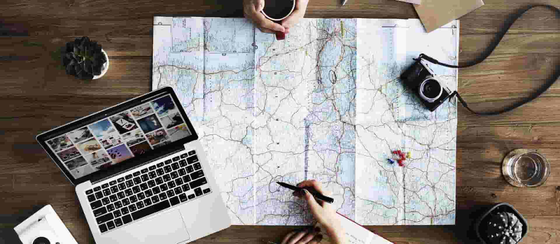 traveling and working remotely 