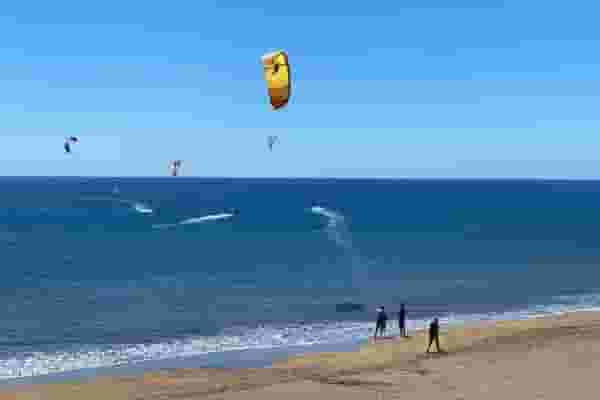 kite surfers