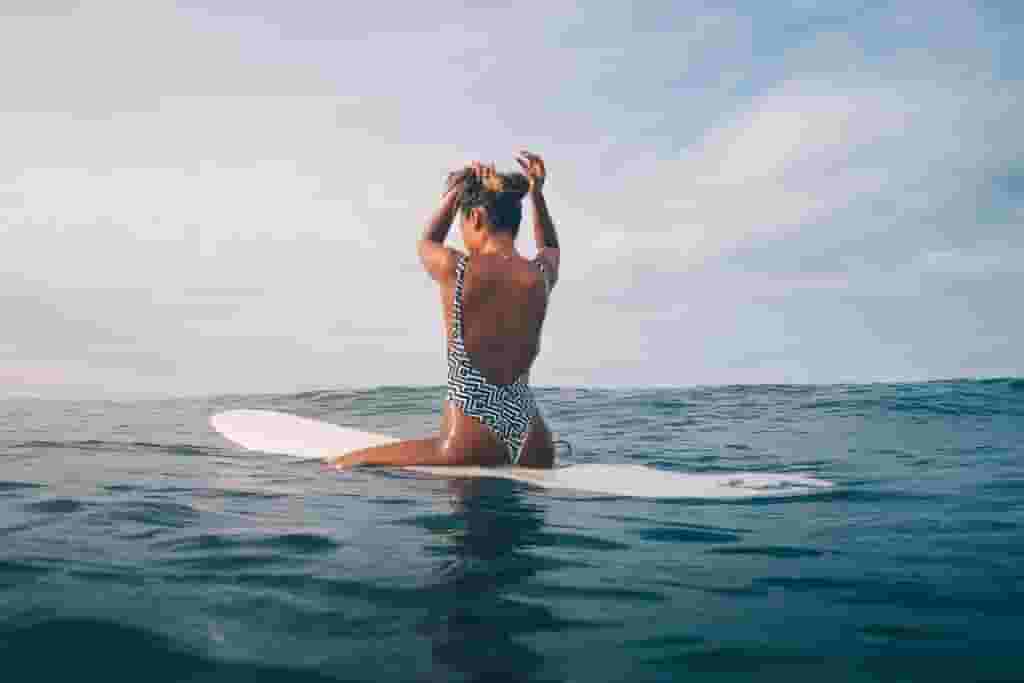 surfing in Bali