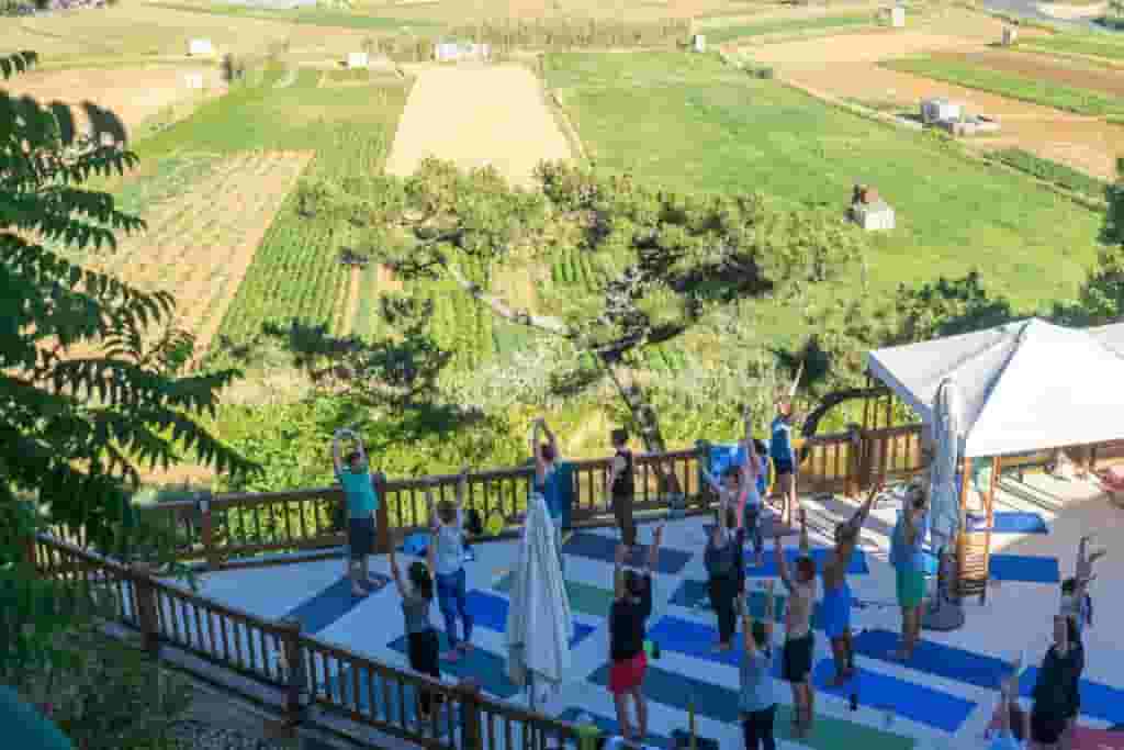 coliving yoga class