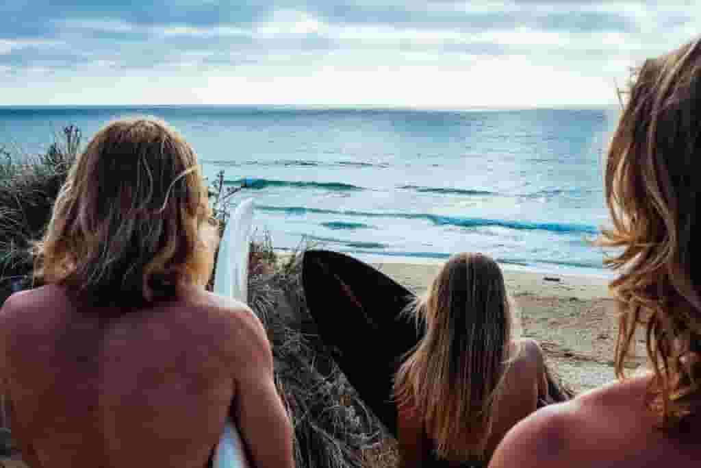 about to surf