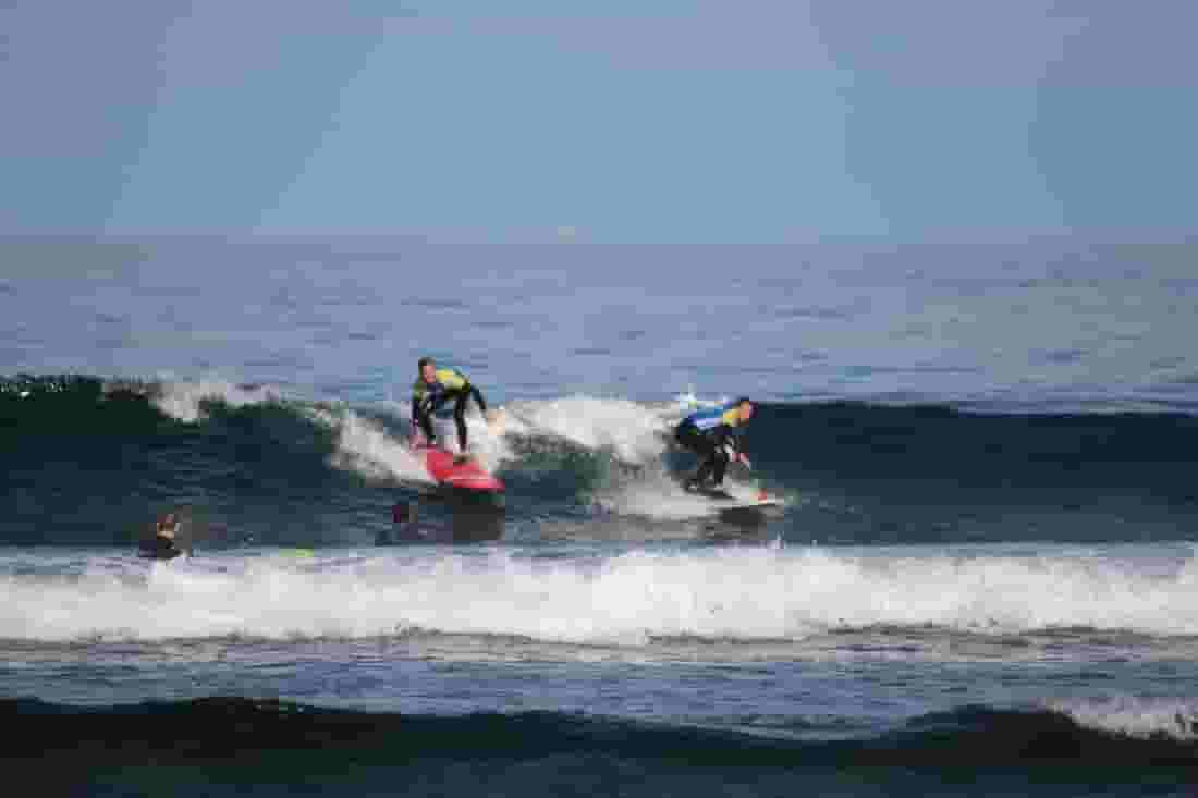 beginner surfer