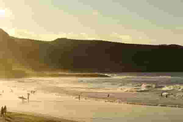 beach with amazing light
