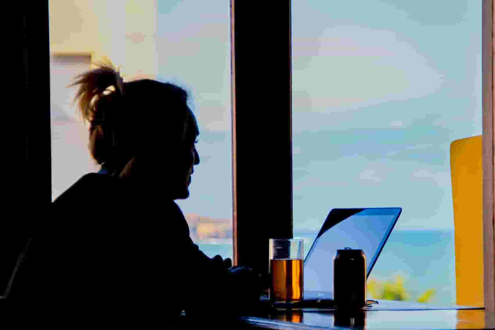 working with a view