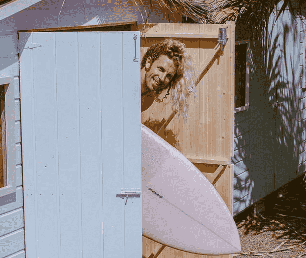 surfer with surfboard