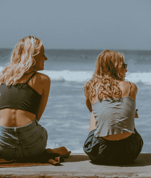 checking the waves