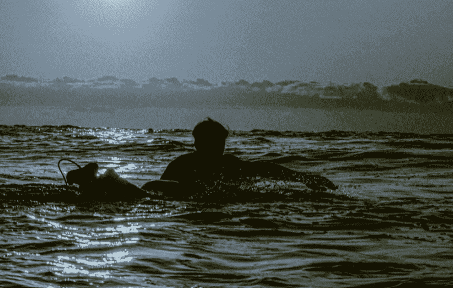 lonely surfer
