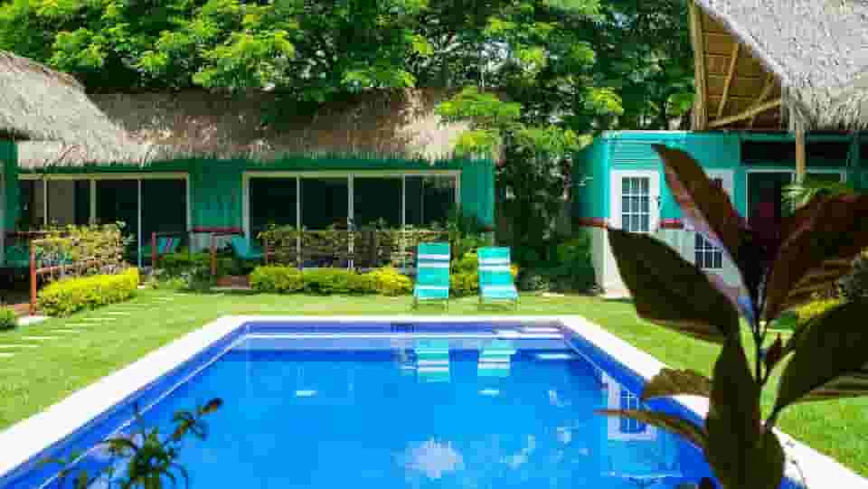 blue pool