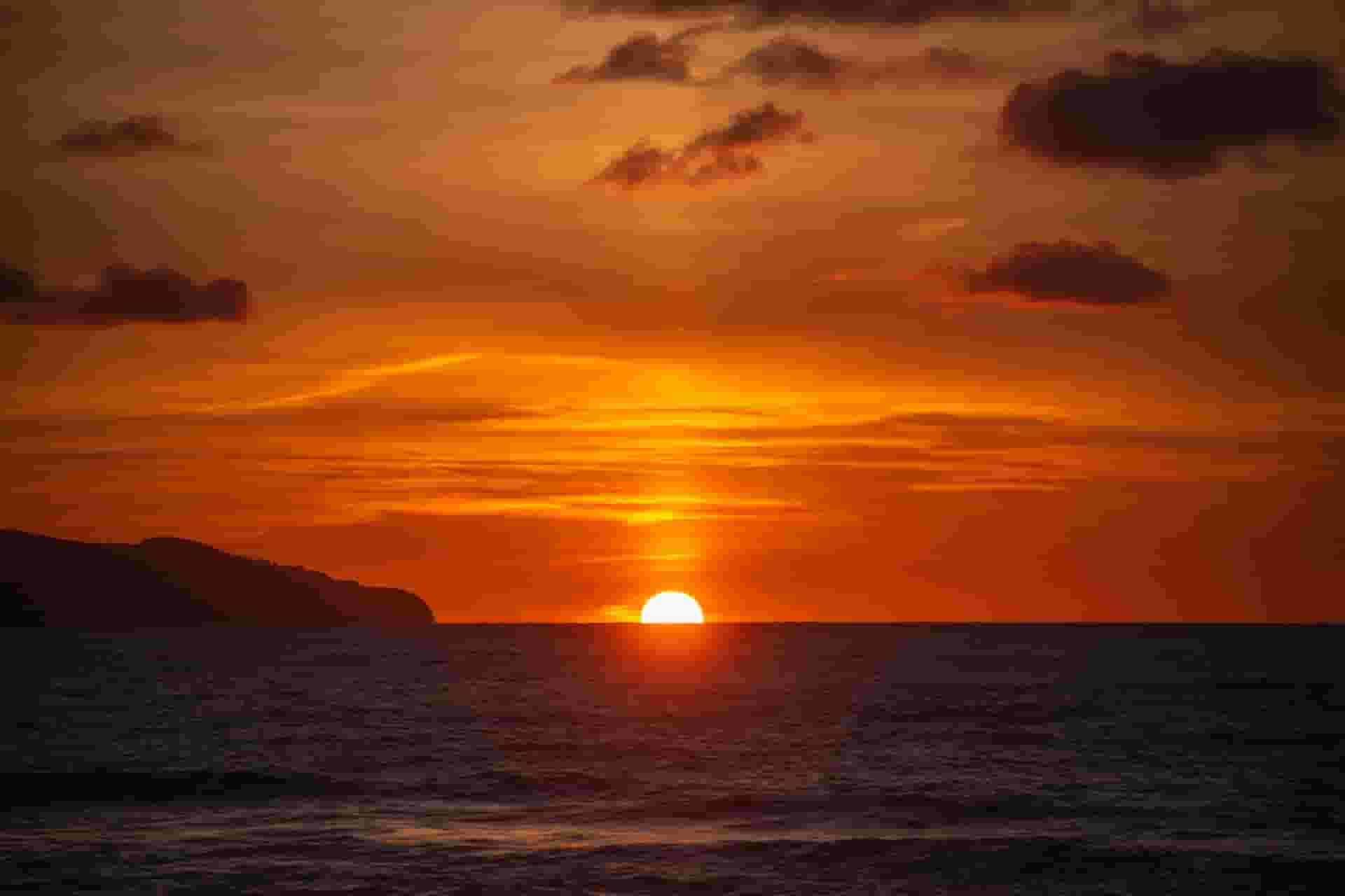 ocean sunset