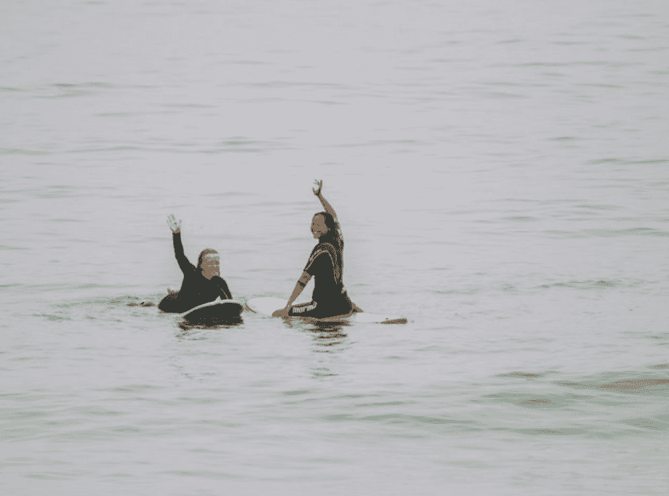 digital nomads on surfboards