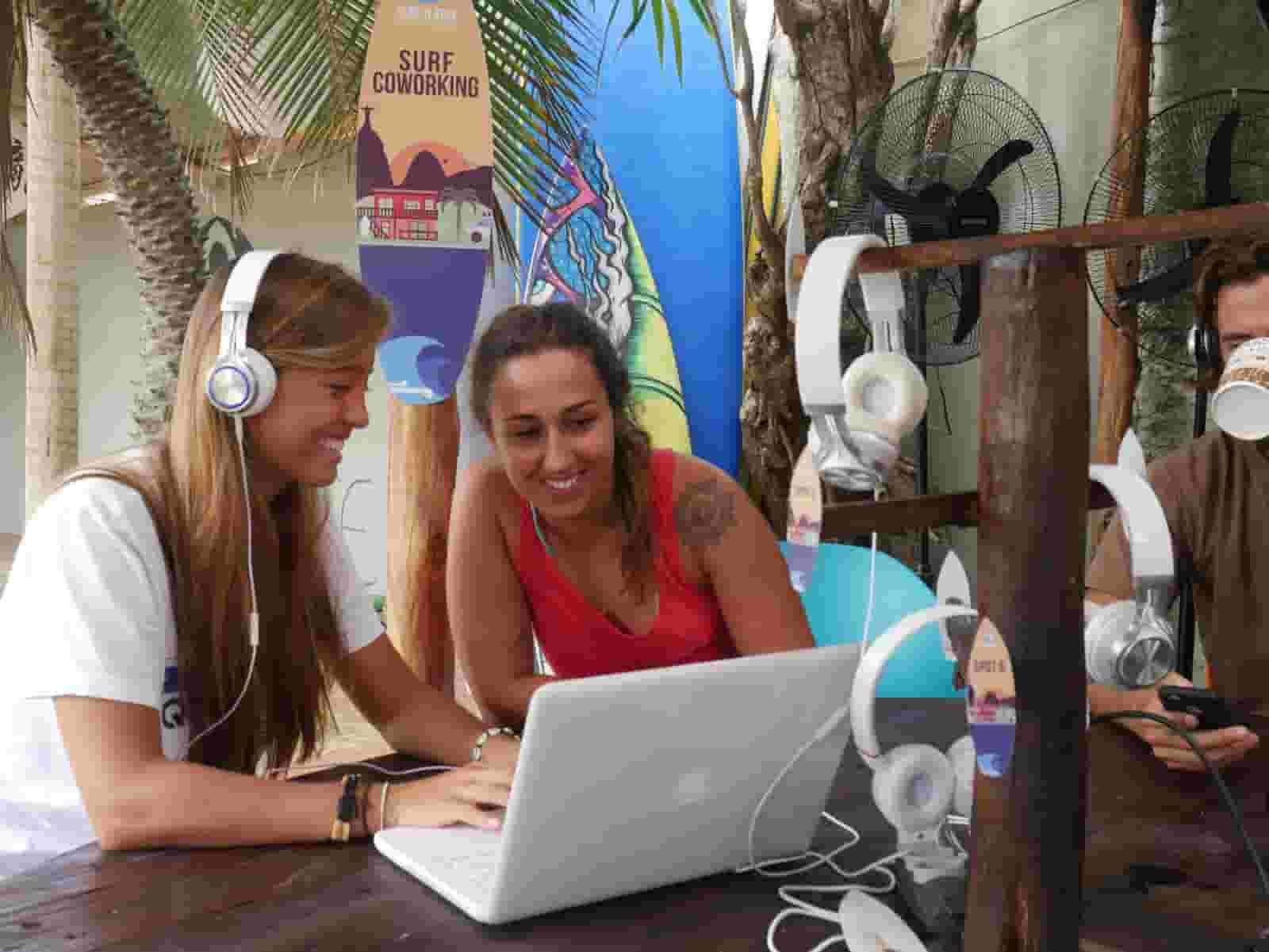 remote working office