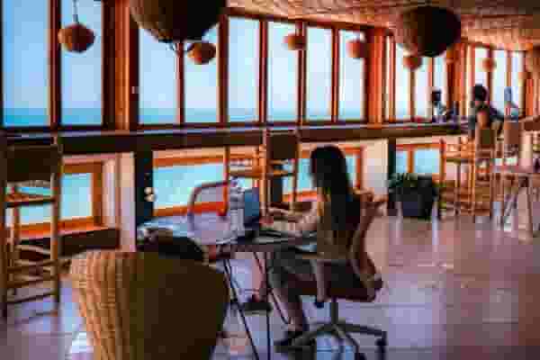 a cowork with an amazing view