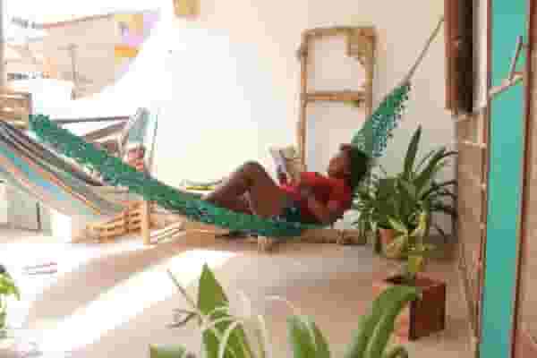 digital nomad in hamock