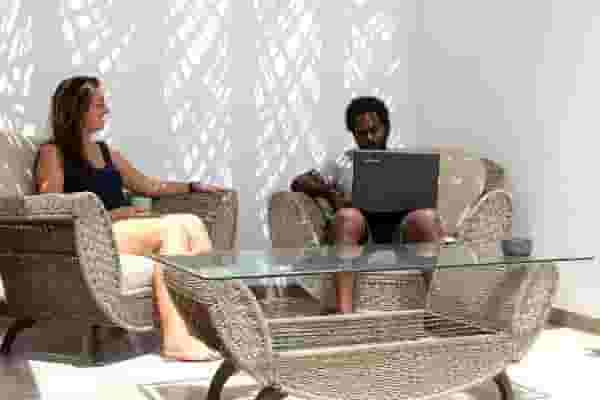 coworking couple