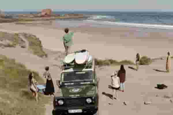 remote workers on the way to surf