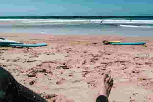 after surf beach chill