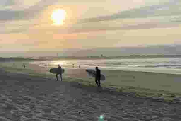 the bay in Peniche
