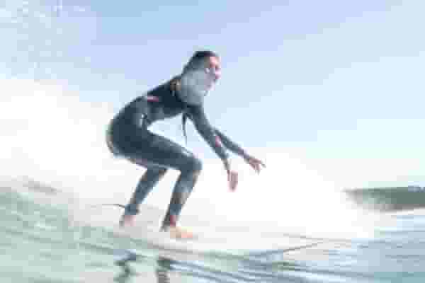 remote worker surfing