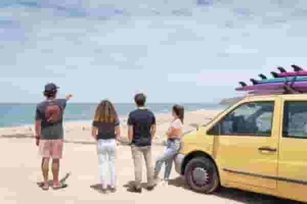 digital nomads on a surf mission