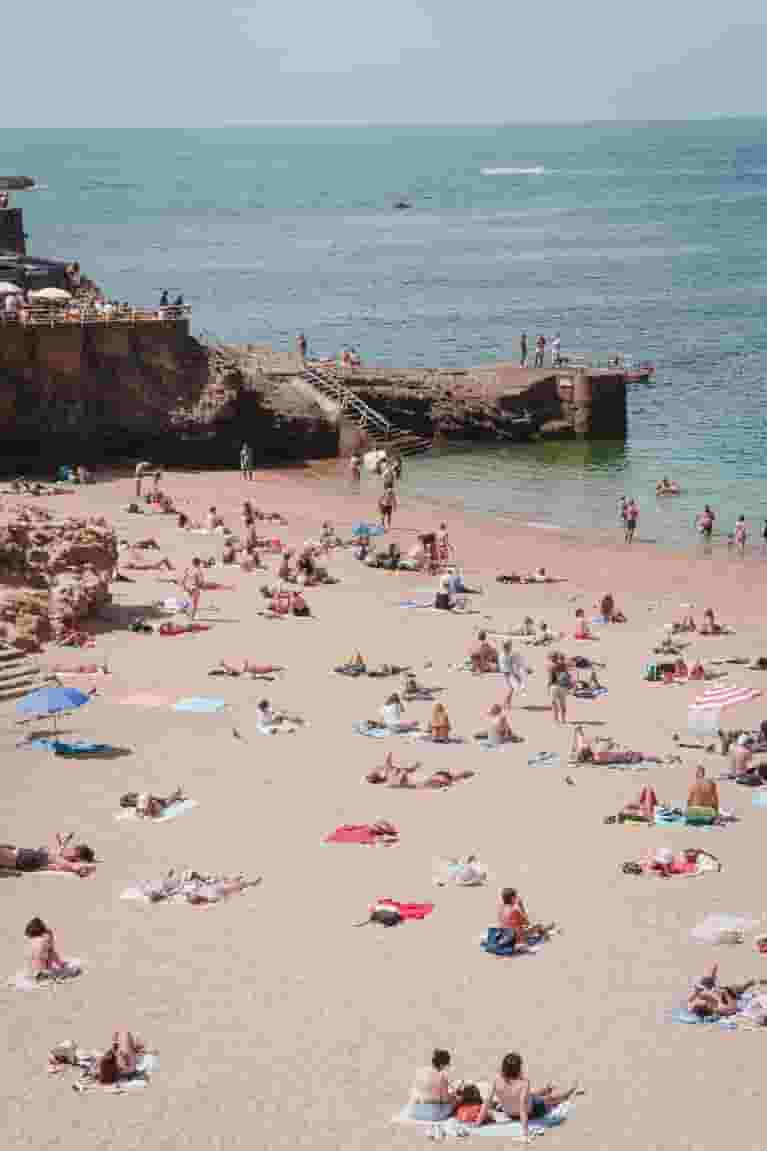 beach during summertime