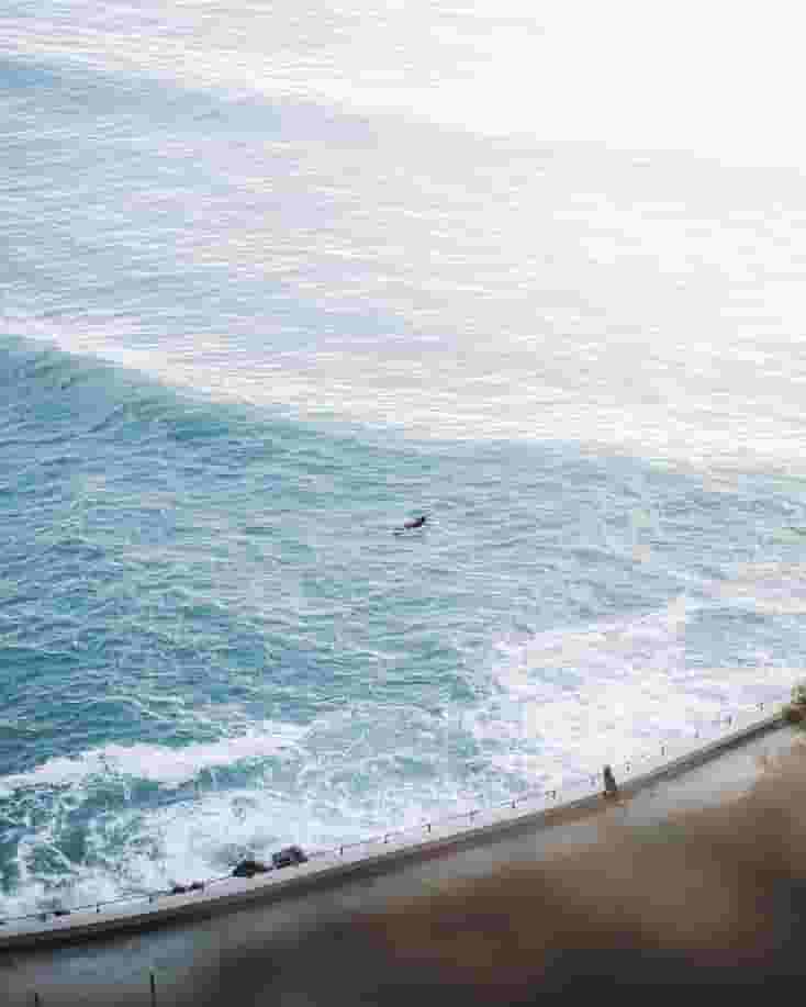 surfin in Biarritz