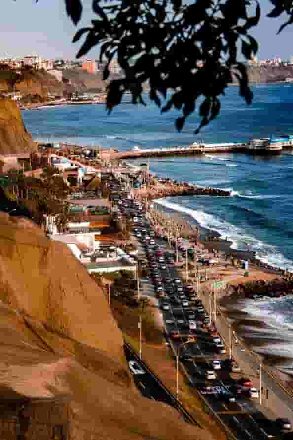 The beaches in Miraflores