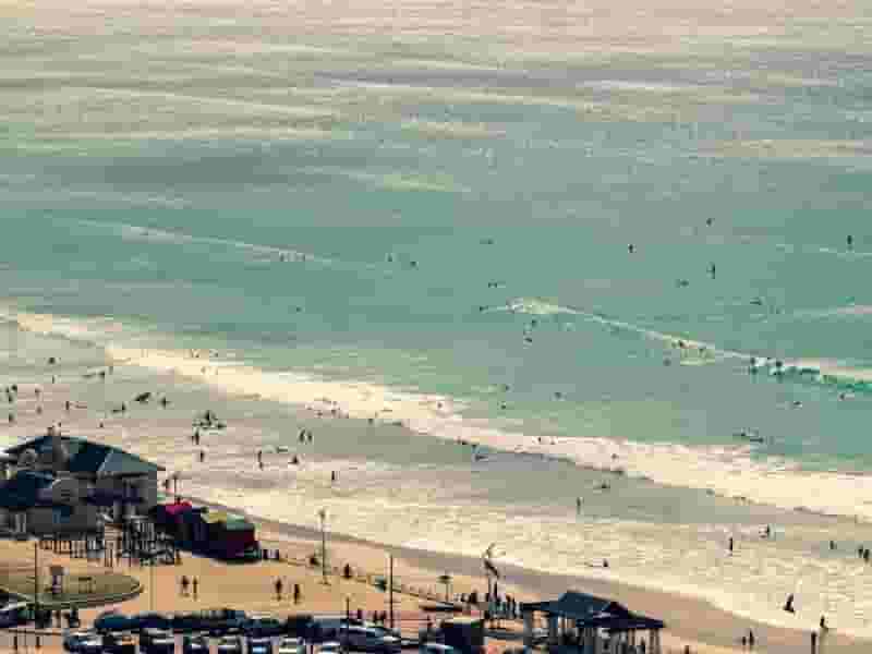 busy day at Muizenberg