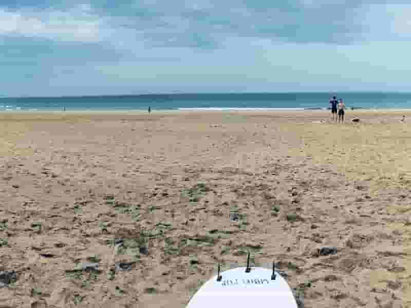 surfing in Zarautz