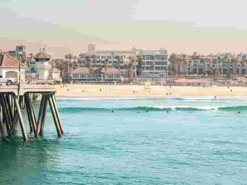 Huntington Beach from the Ocean