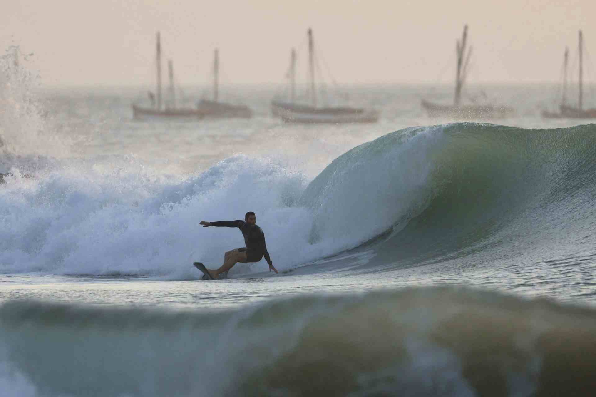 surfing in Lobitos