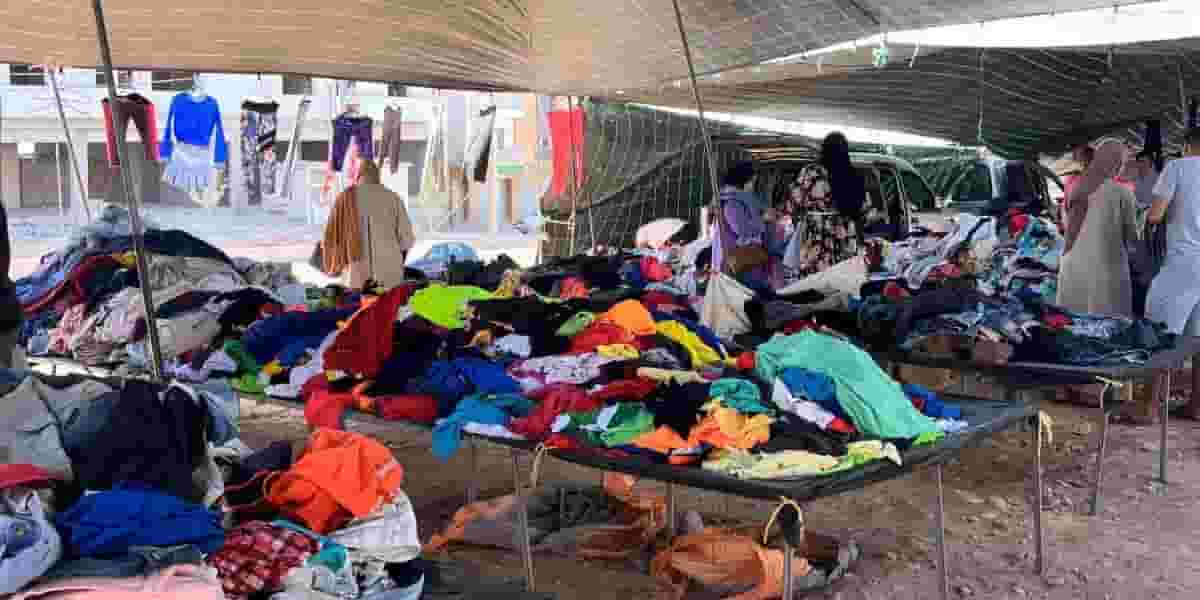 Second hand clothes in Morocco