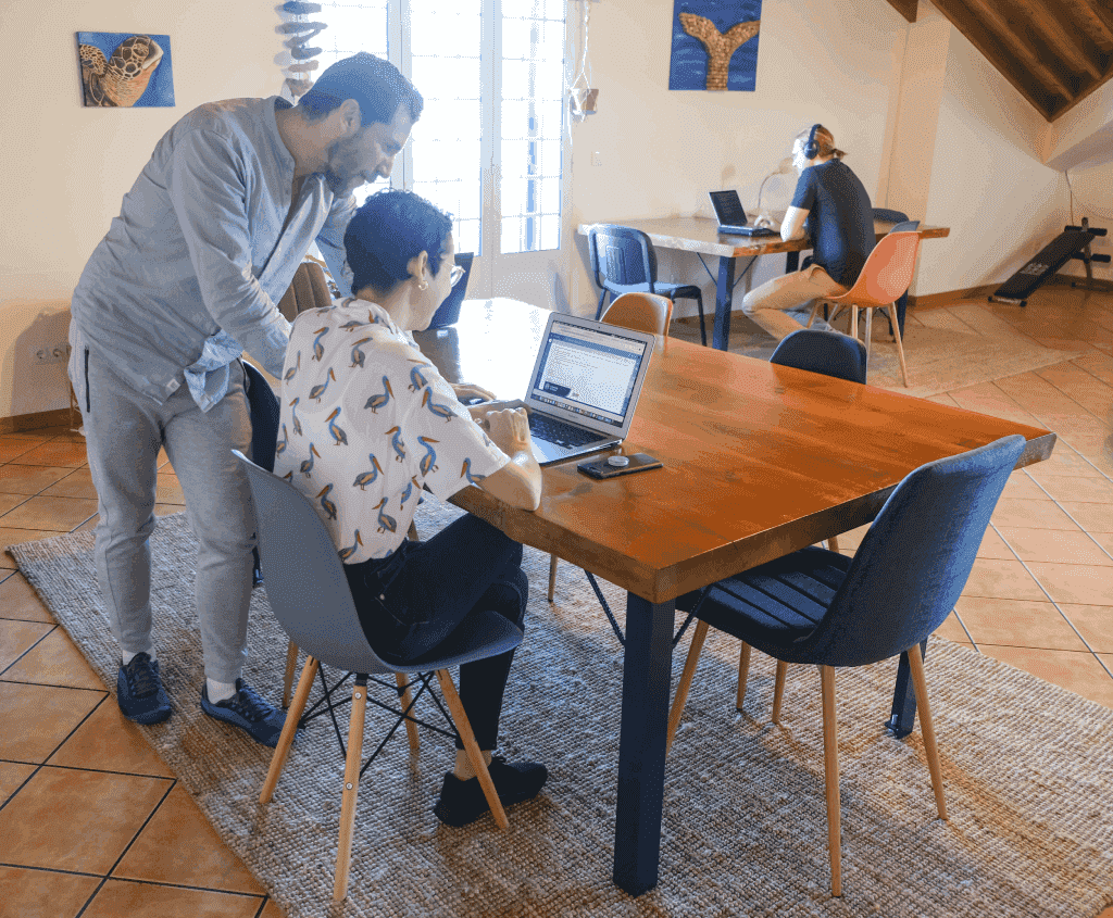 working remotely