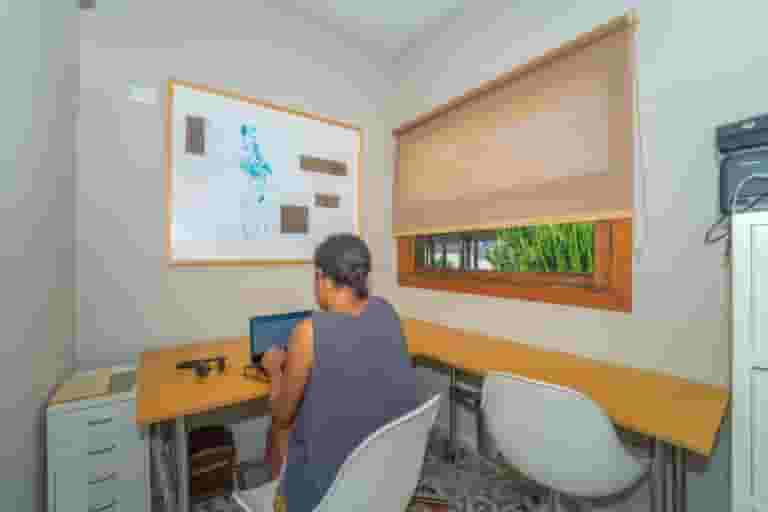 desk in cowork