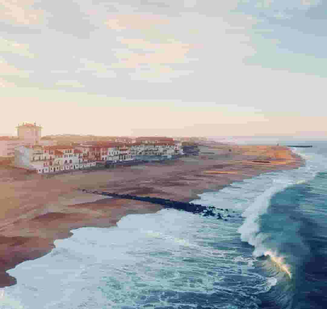 Hossegor from above