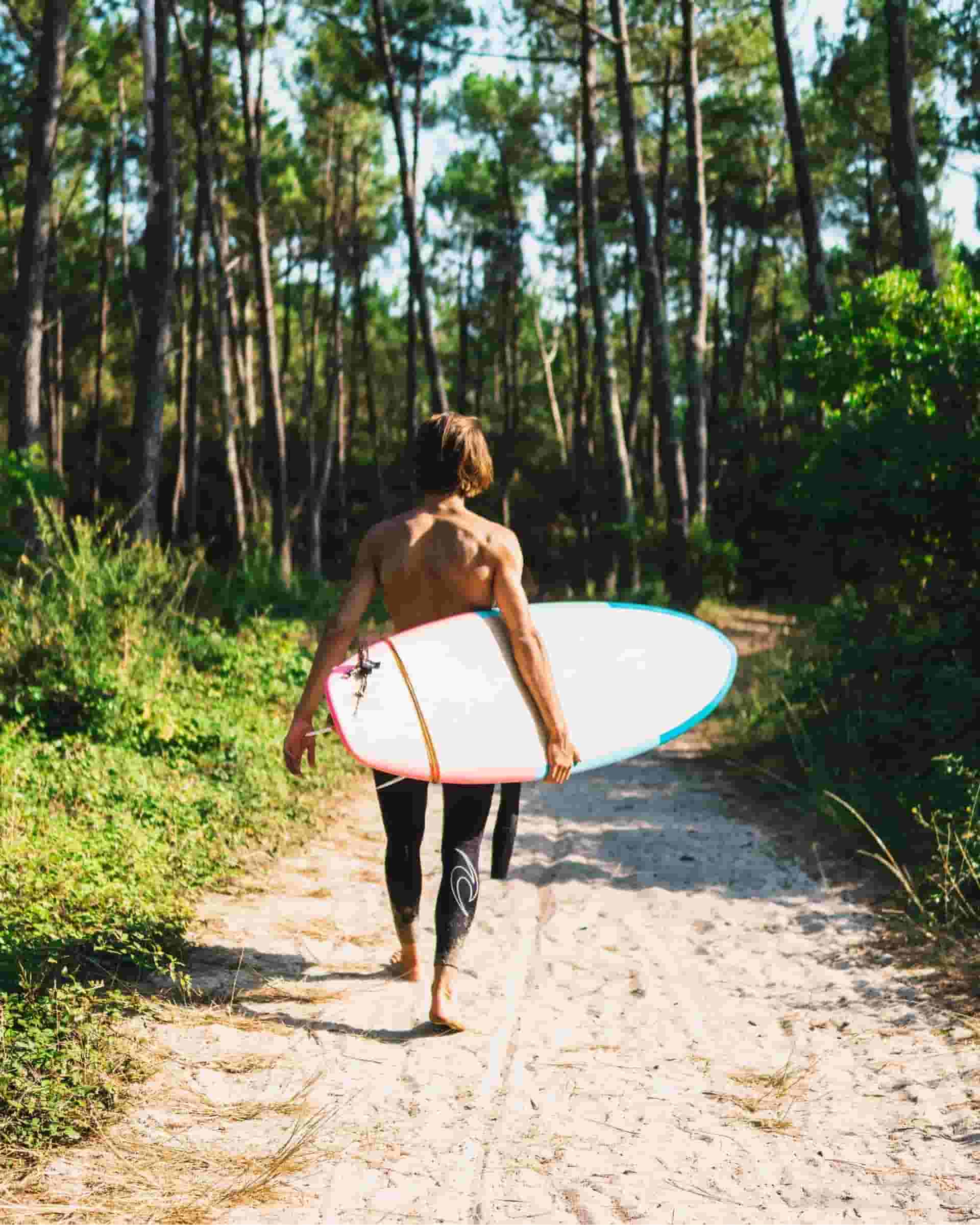 remote worker with a board