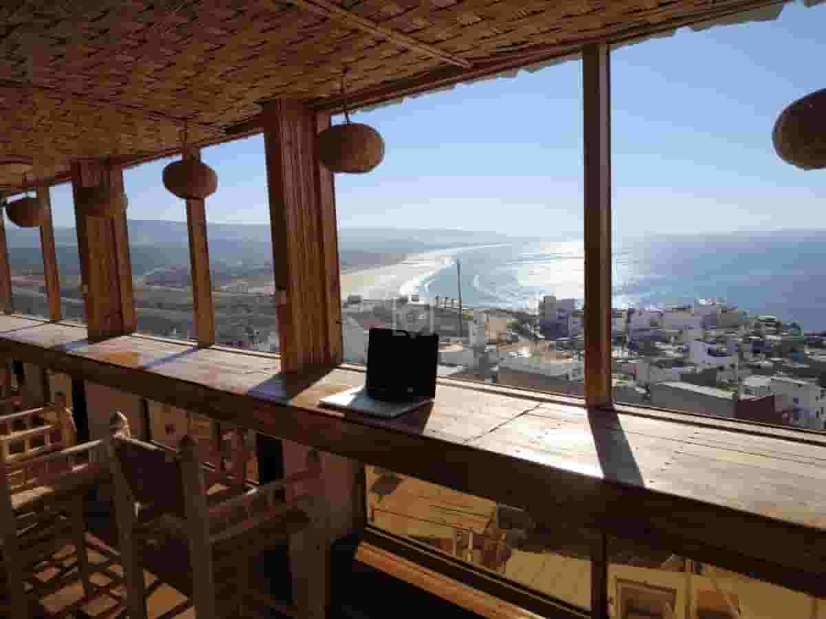 view from coliving