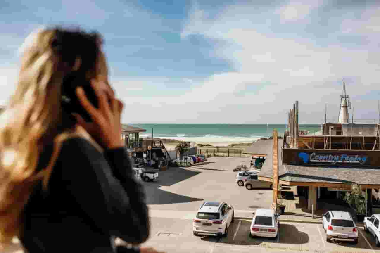 checking the waves