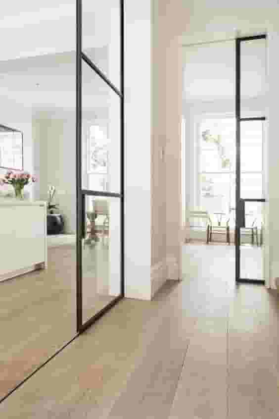 Black door frames