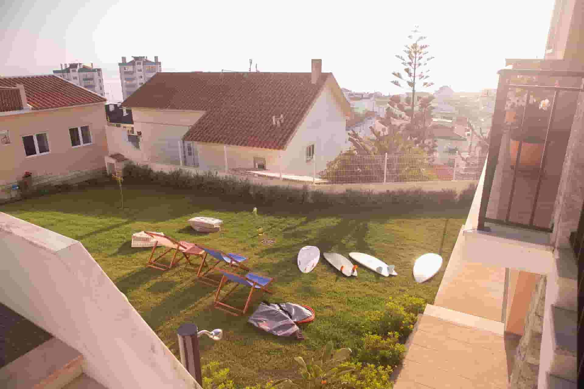boards in the garden