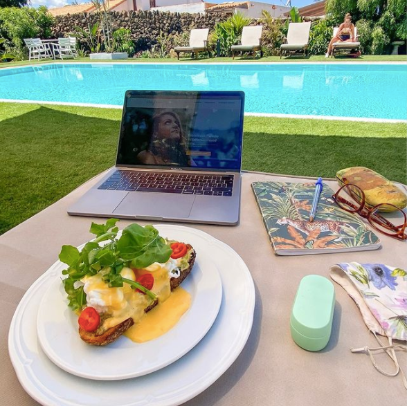coworking by the pool