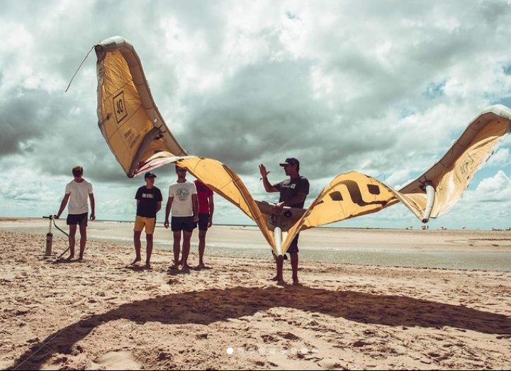 kite surf practice
