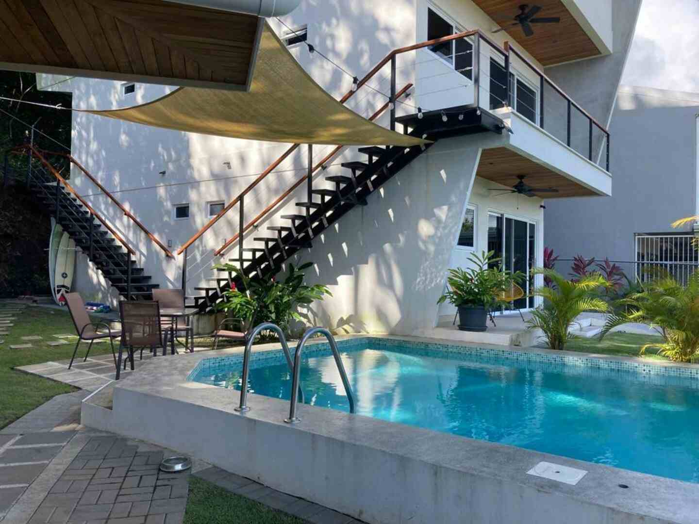 Coliving with a pool