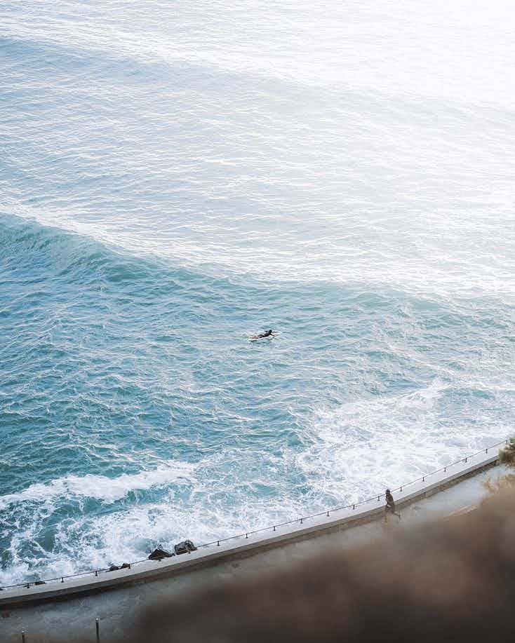 surfin in Biarritz