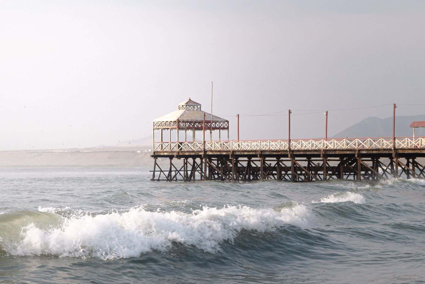 the pier and the waves