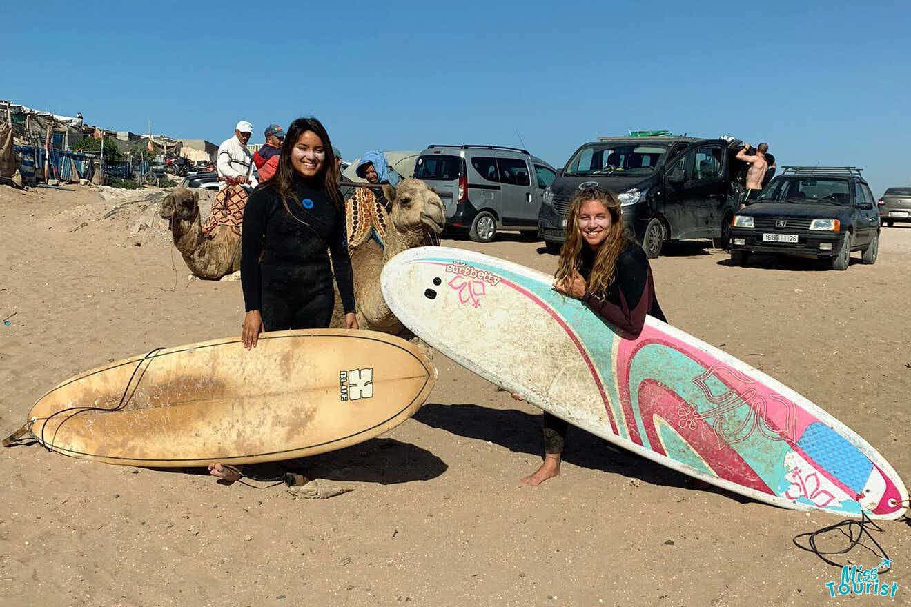 surf girls taghazout