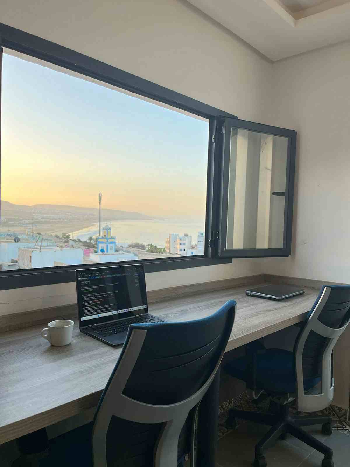 Coworking space rooftop taghazout