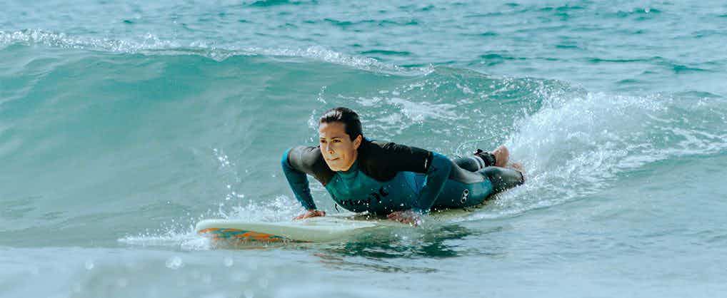 woman surfer